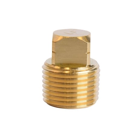 Atc ATC 3/8 in. MPT Brass Square Head Cored Plug 6JC120810701013